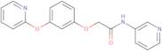 2-[3-(Pyridin-2-yloxy)phenoxy]-N-(pyridin-3-yl)acetamide