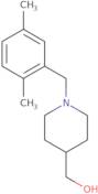 {1-[(2,5-Dimethylphenyl)methyl]piperidin-4-yl}methanol