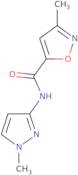 3-Methyl-N-(1-methyl-1H-pyrazol-3-yl)-1,2-oxazole-5-carboxamide