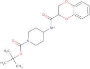 4-[(2,3-Dihydro-benzo[1,4]dioxine-2-carbonyl)-amino]-piperidine-1-carboxylic acid tert-butyl ester