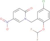 1-{[5-Chloro-2-(difluoromethoxy)phenyl]methyl}-5-nitro-1,2-dihydropyridin-2-one