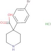 4-(4-Bromophenyl)piperidine-4-carboxylic acid hydrochloride