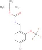 tert-Butyl 4-bromo-2-(trifluoromethoxy)benzylcarbamate