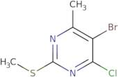 5-Bromo-4-chloro-6-methyl-2-(methylthio)pyrimidine
