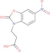 3-(6-Nitro-2-oxo-2,3-dihydro-1,3-benzoxazol-3-yl)propanoic acid