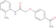 2-(4-Acetylphenoxy)-N-(2-methylphenyl)acetamide