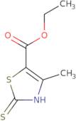 Ethyl 4-methyl-2-sulfanyl-1,3-thiazole-5-carboxylate