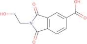 2-(2-Hydroxyethyl)-1,3-dioxo-2,3-dihydro-1H-isoindole-5-carboxylic acid