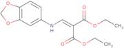 diethyl 2-((benzo[3,4-d]1,3-dioxolan-5-ylamino)methylene)propane-1,3-dioate