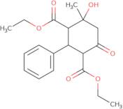 Diethyl 4-hydroxy-4-methyl-6-oxo-2-phenylcyclohexane-1,3-dicarboxylate