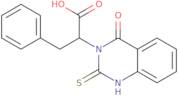 2-(4-Oxo-2-sulfanyl-3,4-dihydroquinazolin-3-yl)-3-phenylpropanoic acid