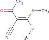 2-Cyano-3,3-bis(methylthio)acrylamide