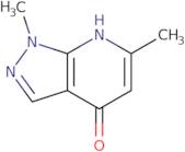 1,6-Dimethyl-1H,4H,7H-pyrazolo[3,4-b]pyridin-4-one