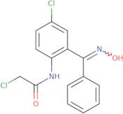 2-Chloro-N-[4-chloro-2-[(hydroxyimino)phenylmethyl]phenyl]acetamide