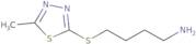 4-[(5-Methyl-1,3,4-thiadiazol-2-yl)sulfanyl]butan-1-amine