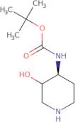 tert-Butyl N-[(3R,4S)-3-hydroxypiperidin-4-yl]carbamate