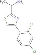 1-[4-(2,4-Dichlorophenyl)-1,3-thiazol-2-yl]ethan-1-amine