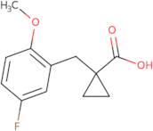 1-[(5-Fluoro-2-methoxyphenyl)methyl]cyclopropane-1-carboxylic acid