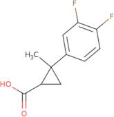 2-(3,4-Difluorophenyl)-2-methylcyclopropane-1-carboxylic acid