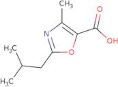 4-Methyl-2-(2-methylpropyl)-1,3-oxazole-5-carboxylic acid