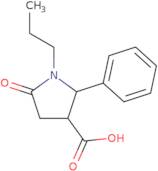 5-Oxo-2-phenyl-1-propylpyrrolidine-3-carboxylic acid