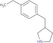 3-[(4-Ethylphenyl)methyl]pyrrolidine