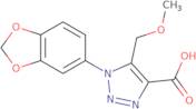 1-(1,3-Benzodioxol-5-yl)-5-(methoxymethyl)-1H-1,2,3-triazole-4-carboxylic acid