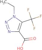 1-Ethyl-5-(trifluoromethyl)-1H-1,2,3-triazole-4-carboxylic acid