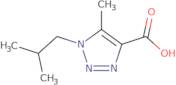 5-Methyl-1-(2-methylpropyl)-1H-1,2,3-triazole-4-carboxylic acid