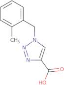 1-[(2-Methylphenyl)methyl]-1H-1,2,3-triazole-4-carboxylic acid