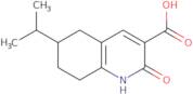 2-Oxo-6-(propan-2-yl)-1,2,5,6,7,8-hexahydroquinoline-3-carboxylic acid