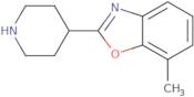 7-Methyl-2-(piperidin-4-yl)-1,3-benzoxazole