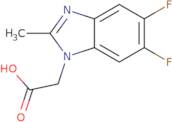 2-(5,6-Difluoro-2-methyl-1H-1,3-benzodiazol-1-yl)acetic acid