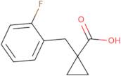 1-[(2-Fluorophenyl)methyl]cyclopropane-1-carboxylic acid