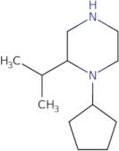 1-Cyclopentyl-2-(propan-2-yl)piperazine