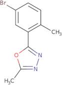 2-(5-Bromo-2-methylphenyl)-5-methyl-1,3,4-oxadiazole