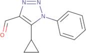5-Cyclopropyl-1-phenyl-1H-1,2,3-triazole-4-carbaldehyde