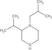 1-(2-Methylpropyl)-2-(propan-2-yl)piperazine