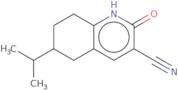 2-Oxo-6-(propan-2-yl)-1,2,5,6,7,8-hexahydroquinoline-3-carbonitrile