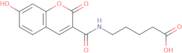 5-[(7-Hydroxy-2-oxo-2H-chromene-3-carbonyl)-amino]-pentanoic acid