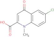 6-Chloro-1-methyl-4-oxo-1,4-dihydroquinoline-2-carboxylic acid