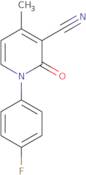 1-(4-Fluorophenyl)-4-methyl-2-oxo-1,2-dihydropyridine-3-carbonitrile