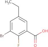 3-Bromo-5-ethyl-2-fluorobenzoic acid