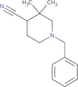 1-Benzyl-3,3-dimethyl-piperidine-4-carbonitrile