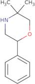 5,5-dimethyl-2-phenylmorpholine