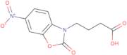 4-(6-Nitro-2-oxo-2,3-dihydro-1,3-benzoxazol-3-yl)butanoic acid