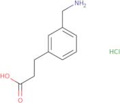 3-[3-(Aminomethyl)phenyl]propanoic acid hydrochloride