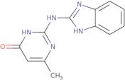2-(2-Benzimidazolylamino)-6-methylpyrimidin-4(3H)-one