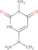 3-Methyl-6-(1-methylhydrazin-1-yl)-1,2,3,4-tetrahydropyrimidine-2,4-dione