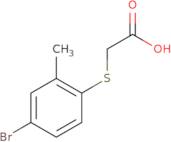 2-[(4-Bromo-2-methylphenyl)sulfanyl]acetic acid